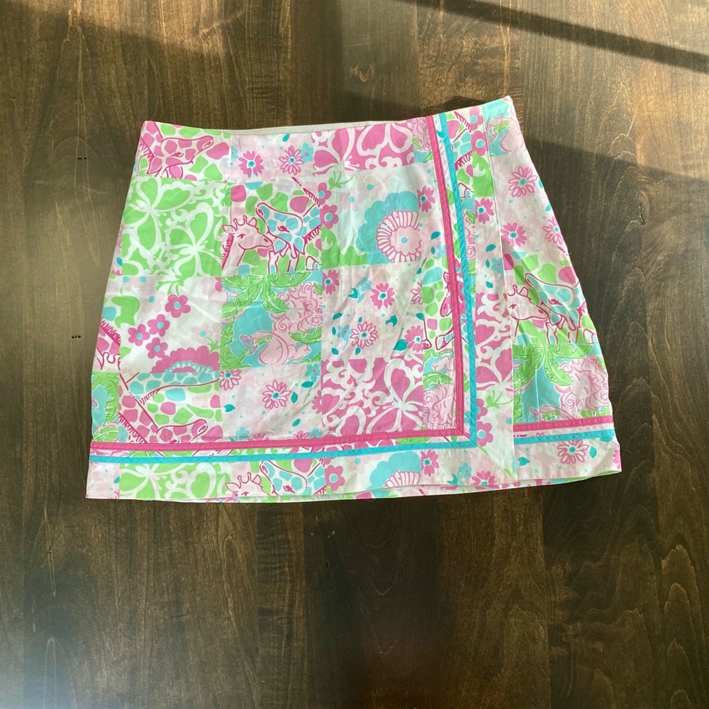 Lilly Pulitzer Patchwork Skort Size 6
